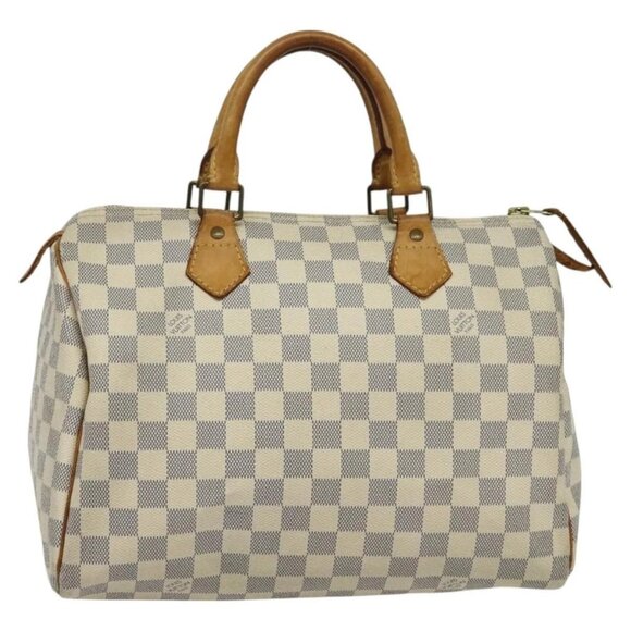 LOUIS VUITTON Damier Azur Speedy 30 Hand Bag - Picture 2 of 16